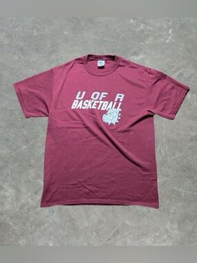 ☀️ Redlands Bulldogs College Basketball Graphic Tee Mens Size M Red NCAA T Shirt
